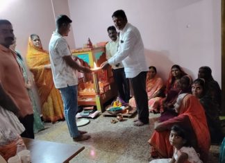तुळजाभवानी देवीचा शेवटी छबिना होऊन सुनील बोडके यांच्या निवासस्थानी नवरात्र उत्सवाची सांगता…