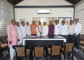 भारतीय जनता पार्टीचे माजी नगरसेवक उद्धव नळकांडे यांचा तालुकाध्यक्ष व शहर अध्यक्ष यांच्या उपस्थितीत काँग्रेस पक्षात प्रवेश…