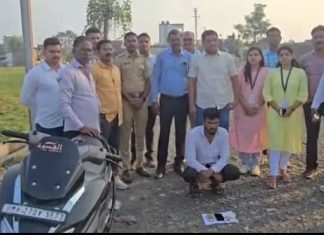अमरावतीत पांढरी हनुमान मंदिराजवळ एमडी ड्रग्जसह आरोपीस अटक…