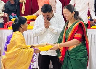 नगरसेवक प्रशांत कुऱ्हाडे यांच्याकडून आरोग्य सेविकांसोबत भाऊबीज साजरी…