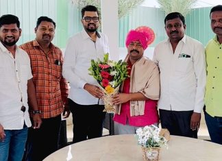 माजी सभापती प्रवीण माने यांच्या हस्ते सचिन वाघ यांचा सन्मान… — तक्रारवाडी ग्राम पंचायत मध्ये महिला राज सुरु,सरपंचपदी प्राजक्ताताई सचीन वाघ यांची नियुक्ती..