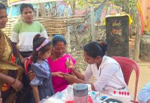 मेंढा येथे आरोग्य तपासणी शिबिरास उत्स्फूर्त प्रतिसाद…