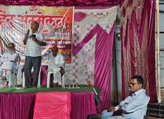हिंदू बांधवांनी पंचपरिवर्तण मोहीमेत सहभागी व्हावे… — सोनसरी येथे हिंदू सम्मेलनात जिल्हा संघचालक घिसूलाल काबरा यांचे प्रतिपादन…