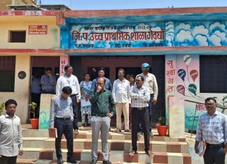 ग्रामपंचायत गेवर्धा येथे मुख्य कार्यकारी अधिकारी श्री.सुहास गाडे सर यांची भेट…