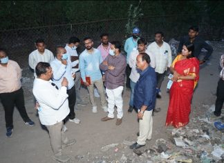 उपमहापौर व स्थायी समिती सभापतींकडून कचरा डेपोची पाहणी… — स्वच्छता व हरितीकरणावर भर…