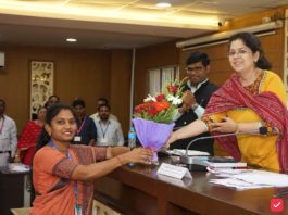 संगीता भोयर यांची महिला व बालकल्याण सभापतीपदी निवड… — उपसभापतीपदी सईदाबी ताजू शेख यांची निवड..