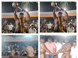 कुस्ती कमिटीने वेळेचे बंधन पाळून वेळेतच कुस्ती मैदान पार पाडावे :- पैलवान सिकंदर शेख महाराष्ट्र केसरी… — महाराष्ट्र केसरी शिकंदर शेख यांनी लुुमेवाडी कुस्ती मैदानाचे पारणे फेडून,”तो “चांदीची गदासह तीन लाख 51 हजार रुपये बक्षीसाचा ठरला मानकरी!..
