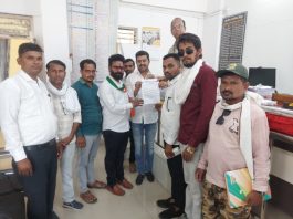 अमेरिका-भारत यांच्यात झालेला शेतकरी विरोधी करार रद्द करण्याची राष्ट्रीय काँग्रेस पक्ष पदाधिकाऱ्यांनी केली मागणी… — चिमूर विधानसभा युवक कॉंग्रेस अध्यक्ष प्रशांत डवले यांच्यासह पदाधिकाऱ्यांनी चिमूर तहसीलचे तहसीलदार यांना दिले निवेदन…