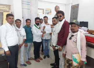 अमेरिका-भारत यांच्यात झालेला शेतकरी विरोधी करार रद्द करण्याची राष्ट्रीय काँग्रेस पक्ष पदाधिकाऱ्यांनी केली मागणी… — चिमूर विधानसभा युवक कॉंग्रेस अध्यक्ष प्रशांत डवले यांच्यासह पदाधिकाऱ्यांनी चिमूर तहसीलचे तहसीलदार यांना दिले निवेदन…