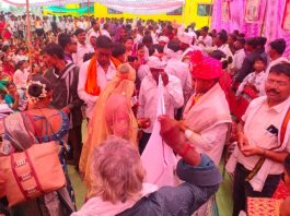 माना आदिम जमातीचा सामूहिक विवाह सोहळा मालेवाडा येथे मोठ्या उत्साहात संपन्न…