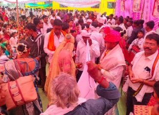 माना आदिम जमातीचा सामूहिक विवाह सोहळा मालेवाडा येथे मोठ्या उत्साहात संपन्न…