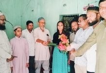 जिल्हा पोलीस भरतीत पात्र ठरलेले शहरातील यूवक व यूवतीचा मुस्लिम समाजाचा वतीने सत्कार…