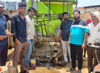 प्रभाग क्र.५ मधील सौर उर्जा लघू नळ योजना दुरुस्त,नागरिकांना दिलासा… — सभापती सागर निरंकारी यांचा पूढाकार…