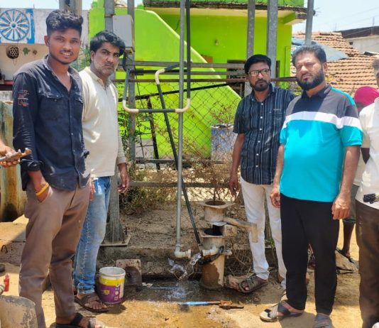 प्रभाग क्र.५ मधील सौर उर्जा लघू नळ योजना दुरुस्त,नागरिकांना दिलासा… — सभापती सागर निरंकारी यांचा पूढाकार…