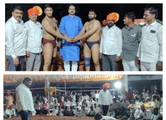 प्रत्येक कुटुंबात, घराघरात एक तरी पैलवान असावा :- माजी मंत्री हर्षवर्धन पाटील…. — नरसिंह जयंती उत्सवा निमित्त भव्य आणि दिव्य निकाली कुस्त्याचे करण्यात आले आयोजन….