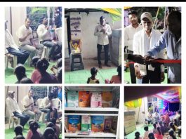लग्नाचा अनावश्यक खर्च टाळून गावात उभारले ‘वाचनालय!… — पेवरा येथील नव दांपत्याचा अनोखा आदर्श!…