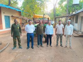 चारभट्टीच्या जगंलात अवैध रेती वाहतूक करणारा ट्रॅक्टर जप्त… — वन विभागाची कार्यवाही…