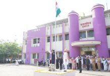 महाराष्ट्र दिनानिमित्त तहसील कार्यालयात ध्वजारोहण, आमदार बंटीभाऊ भांगडिया यांच्या हस्ते कार्यक्रम उत्साहात संपन्न…