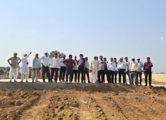 कुरखेडा येथील महामार्ग व ब्रिज पुलाच्या सुरु असलेल्या कामांची आमदार रामदास मसराम यांच्याकडून भर उन्हात पाहणी…