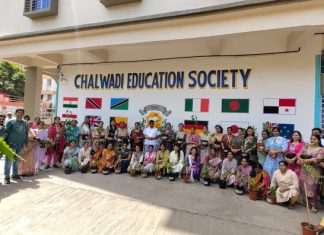 पुणे इंटरनॅशनल स्कूलमध्ये जागतिक पर्यावरण दिन उत्साहात साजरा…. — चलवादी शिक्षण संस्था पर्यावरण संवर्धनासाठी वचनबद्ध :- ऍड.रेणुकाताई चलवादी…