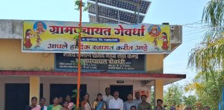 गेवर्धा येथे शिवस्वराज्य दिन साजरा…